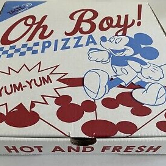 NWT LIMITED EDITION Walt Disney TASTE-D Snacks Mickey Mouse Pizza Shirt L Rare - Picture 7 of 12